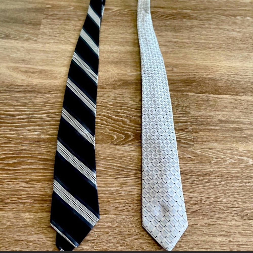 Bundle 2 mens suit ties
